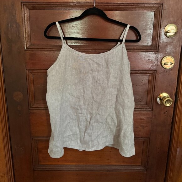 Sand Snow 100% Linen Cami Top - Picture 4 of 5